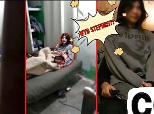 #1 1/2 "New stepsister" You don't dare cum inside my pussy