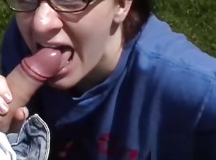 Oops! I Blew My Load In Her Mouth! Cubs Fan Sucks Dick Pov